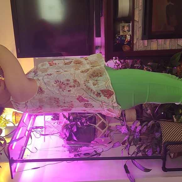 Flowery Opaque Blouse - Picture 3 of 3